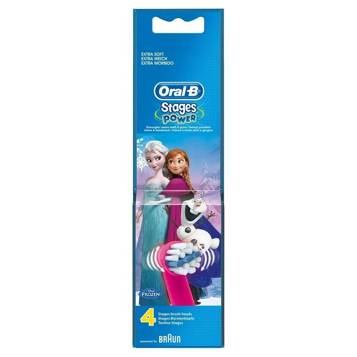 Cabezal de Recambio Oral-B EB 10-4FFS  4UD Morado Multicolor