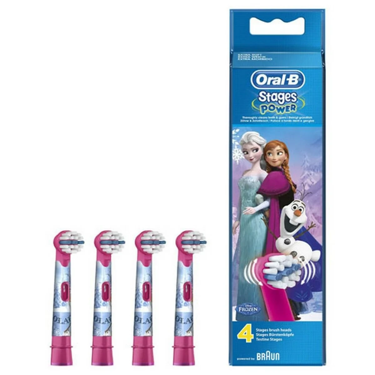 Cabezal de Recambio Oral-B EB 10-4FFS  4UD Morado Multicolor