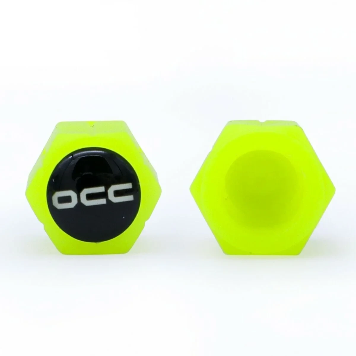 Juego de Tapones OCC Motorsport OCCLEV005 4 Unidades Fluorescente Amarillo