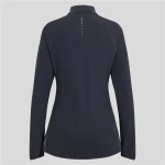 Camiseta de Manga Larga Unisex Odlo 1/2 Zip Zeroweight Negro