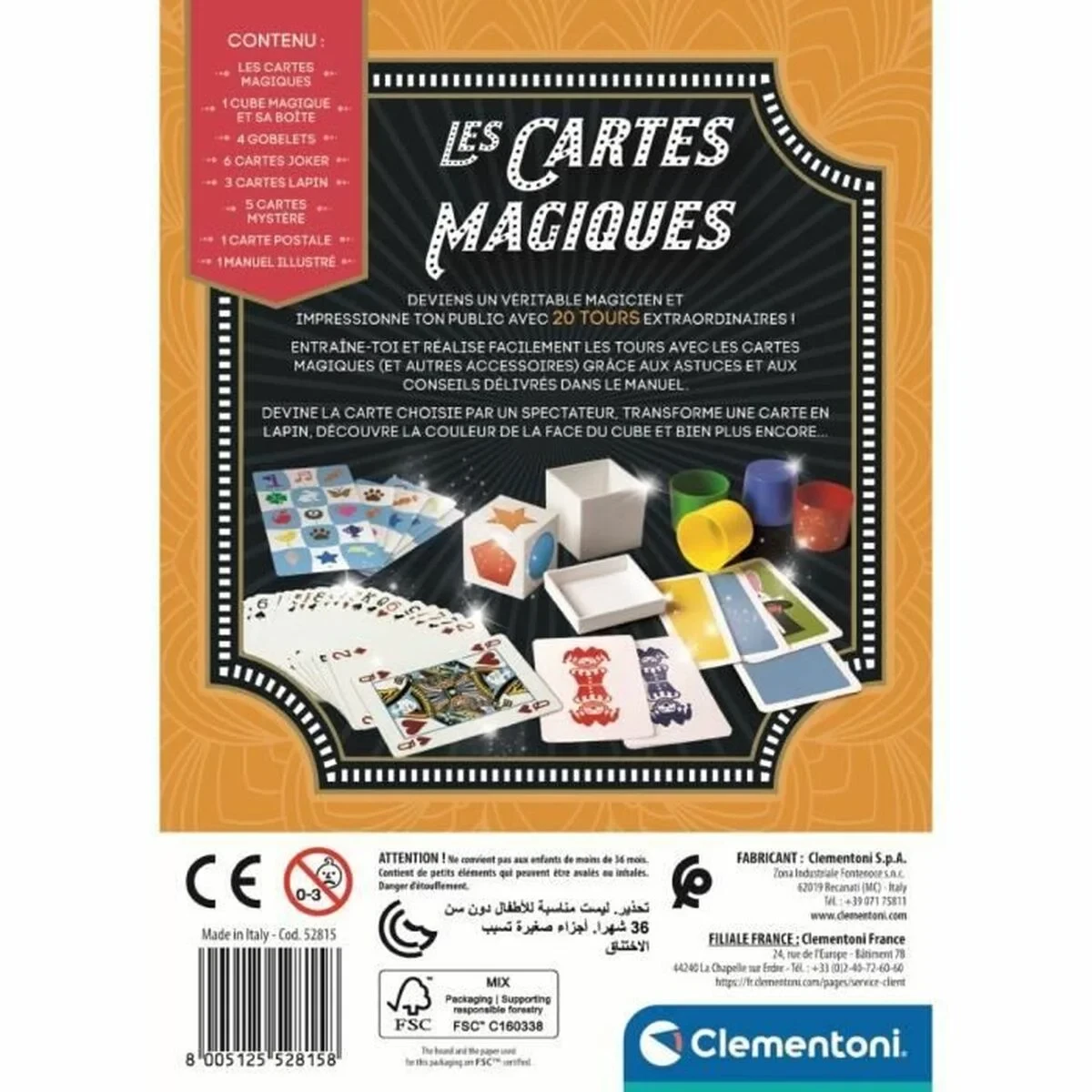 Juego de Magia Clementoni Boître de magie (FR)