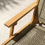 Silla de Jardín Merida Madera de acacia 81 x 67 x 71 cm