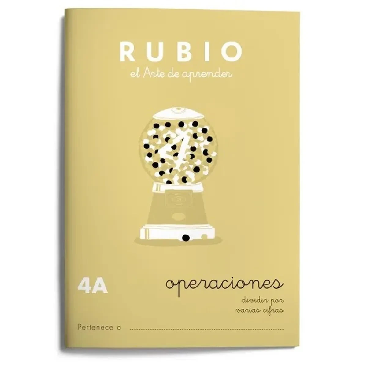 Cuaderno de matemáticas Rubio Nº4A A5 Español 20 Hojas (10 Unidades)