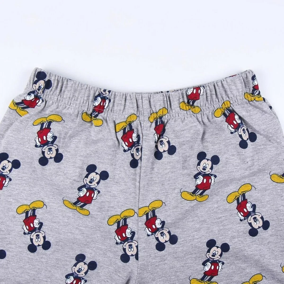 Pijama de Verano Mickey Mouse Gris