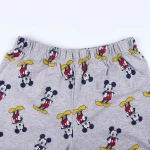 Pijama de Verano Mickey Mouse Gris