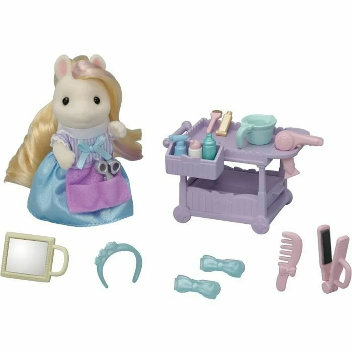 Muñeco de Acción Sylvanian Families The Pony Mum and Her Styling Kit	