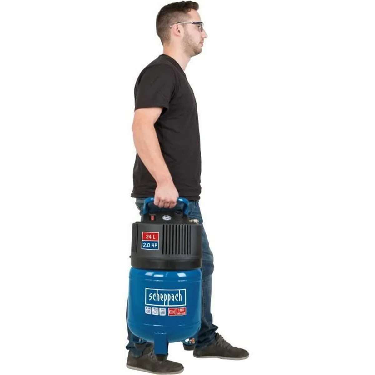 Compresor de Aire Scheppach HC24V Vertical 1500 W 10 bar 24 L