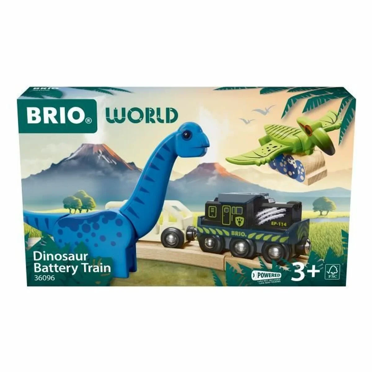 Tren Brio Dinosaur Battery train