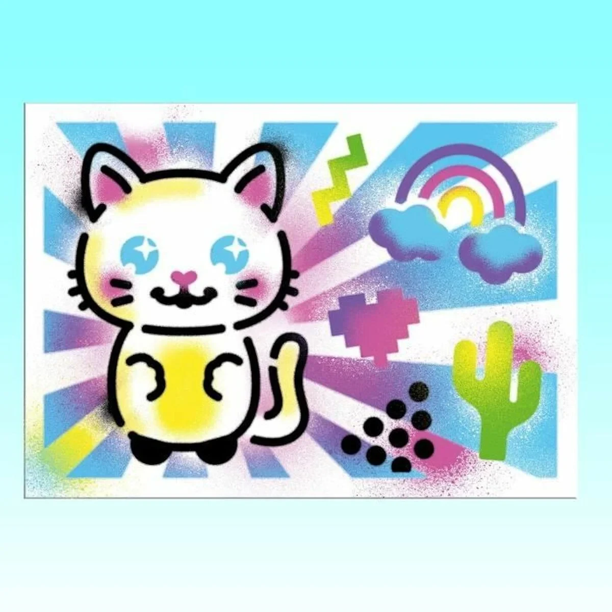 Juego de Manualidades Canal Toys Airbrush Art Blanco Plástico