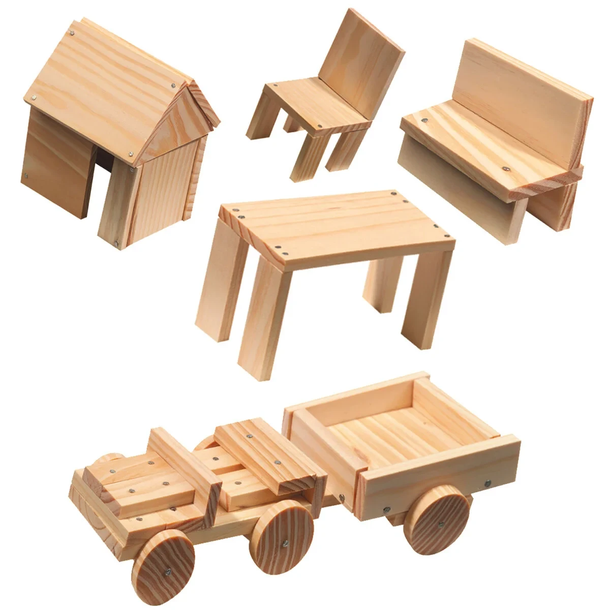 Playset SES Creative Joinery Workshop 57 Piezas