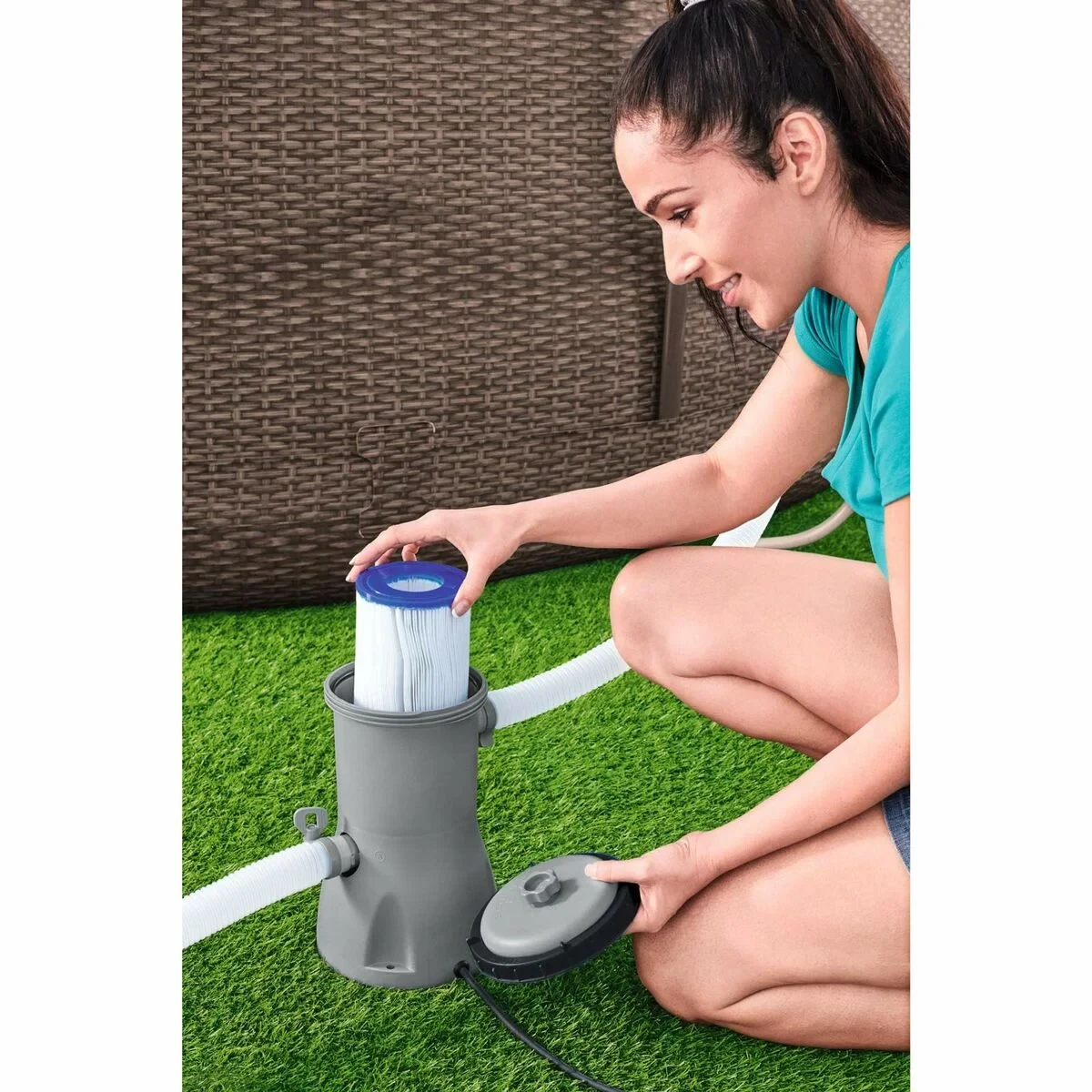 Bestway Depurador de Piscina 3028 Litros/Hora Jardin 58386