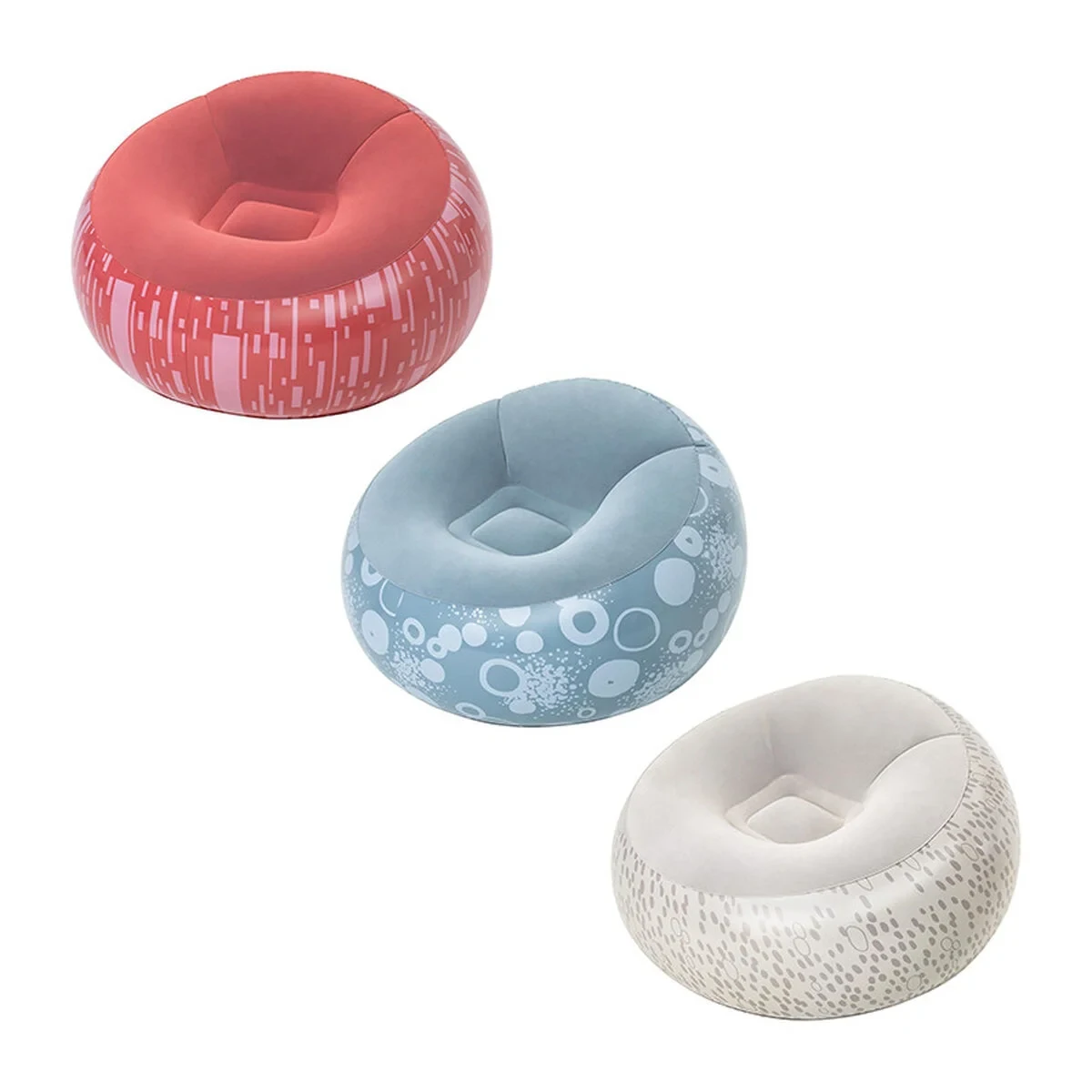 Bestway Sillon Hinchable Gigante Fashion Color Surtido 112x112x66 cm Interior 75052