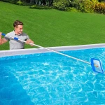 Bestway Palo Aluminio Piscina Telescopio 457 cm Retractilado Jardin 58702