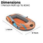 Bestway Barca Kondor Elite 1000 162x96x29 cm Ocio 61135