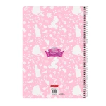Libreta Disney Princess Magical Beige Rosa A4 80 Hojas