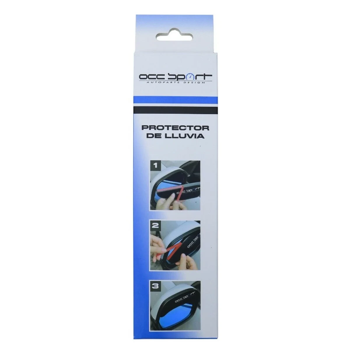 Protector antilluvia para retrovisor OCC Motorsport OCCDEC020 Ahumado Universal 2 Piezas