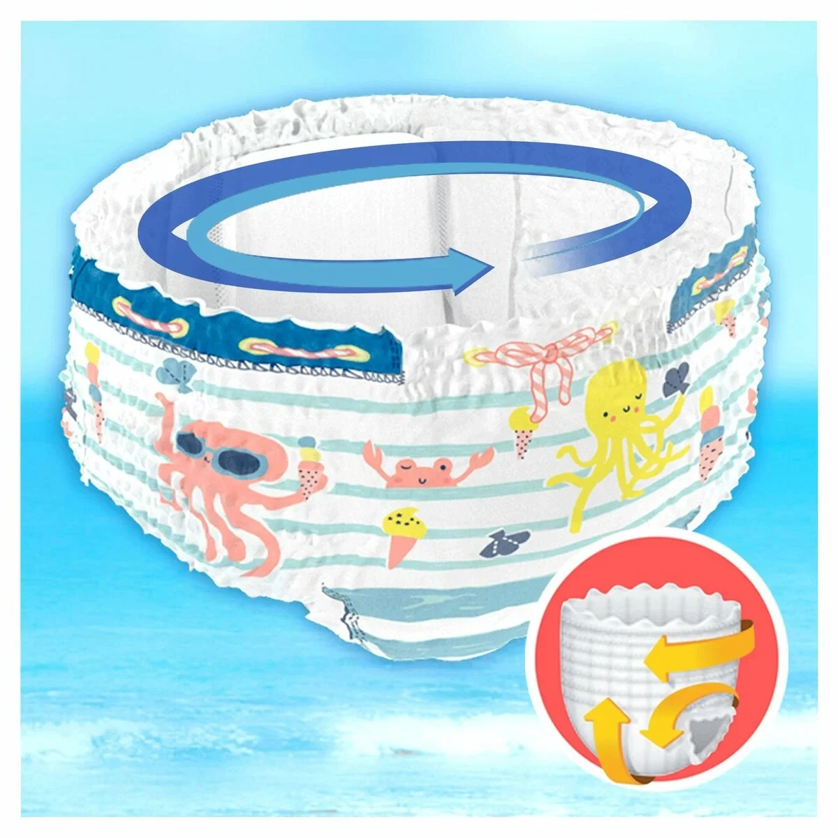 Pañales Desechables Dodot Splashers 5-6 14 Kg (10 Unidades)