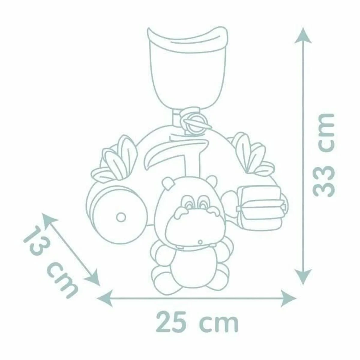 Juguete para el Baño Smoby Hippopotamus