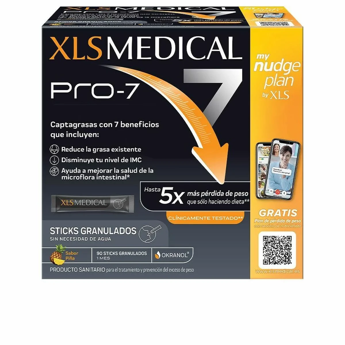 Quemagrasas XLS Medical Pro-7 90 Unidades
