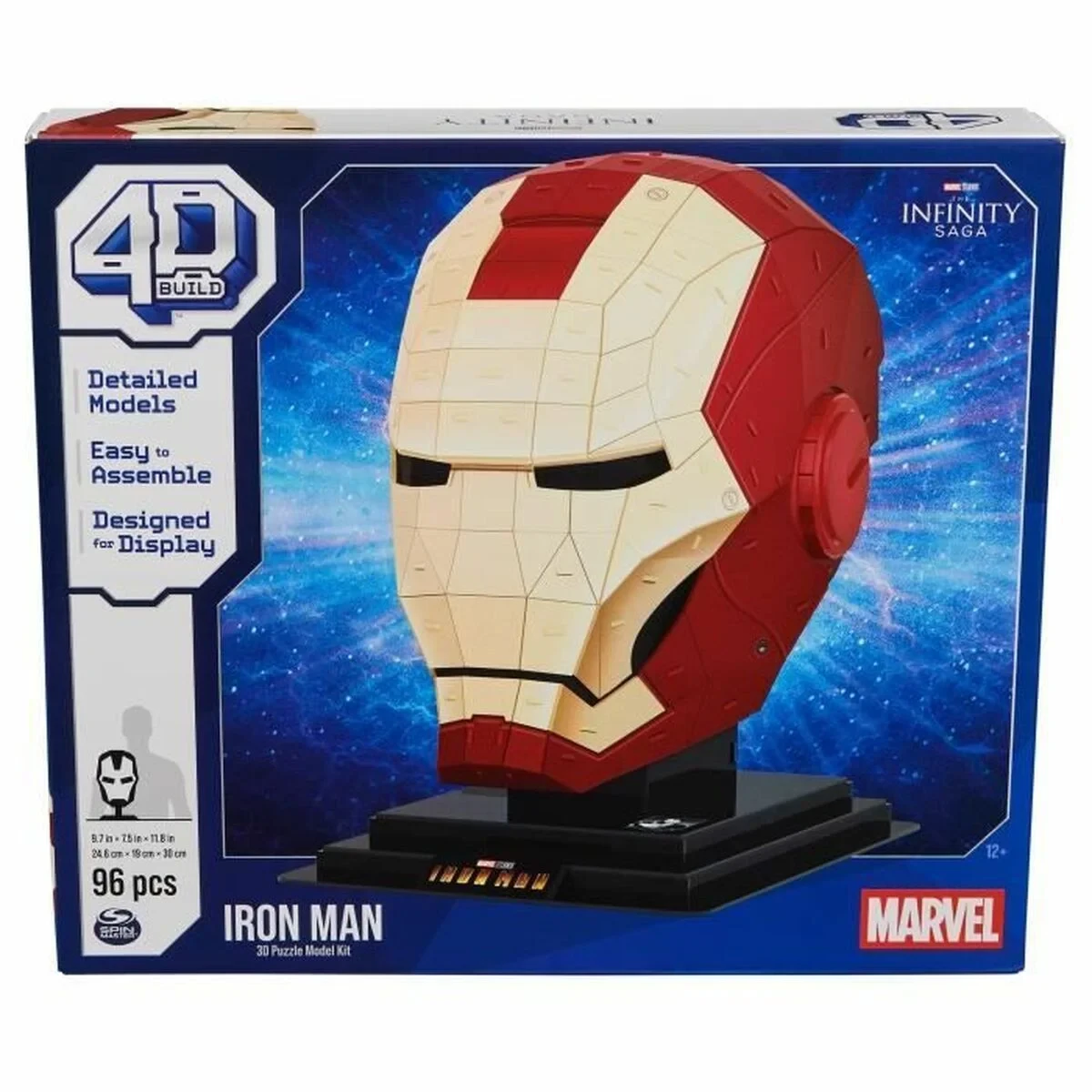 Juego de Construcción Marvel Iron Man 96 Piezas 24,6 x 19 x 30 cm Multicolor