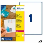 Etiquetas para Impresora Avery L4610 Blanco 25 Hojas 199,6 x 289,1 mm (5 Unidades)