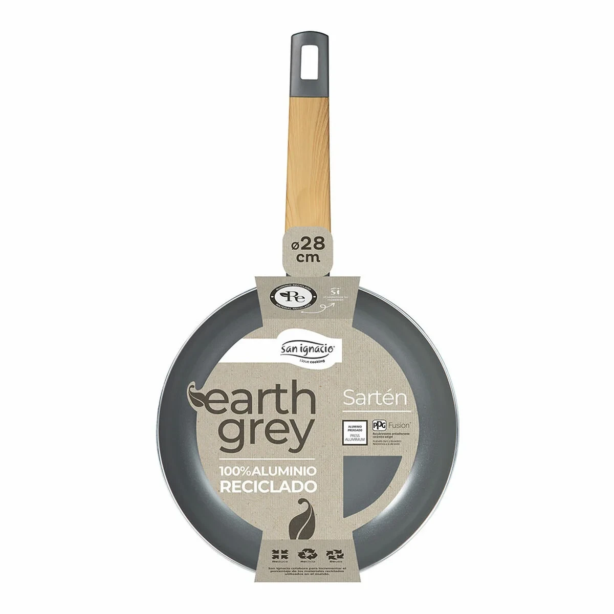 Sartén San Ignacio Earth Grey SG-6753 Gris