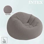 Sillón Hinchable Intex Gris 107 x 69 x 104 cm 114 x 71 x 114 cm (6 Unidades)