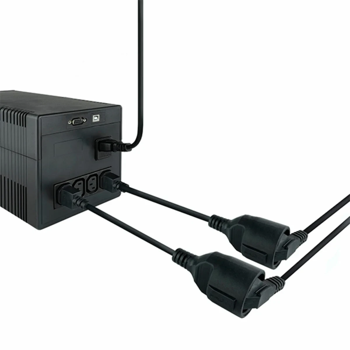 Cable Alimentación C14 a Shuko NANOCABLE 10.22.0901 (25 cm)