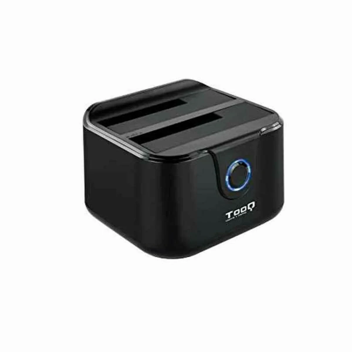 Dock Station Dual TooQ TQDS-802B 2.5" / 3.5" SATA USB 3.0 Negro