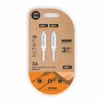 Cable USB-C a USB-C Tech One Tech TEC2204 1 m Blanco