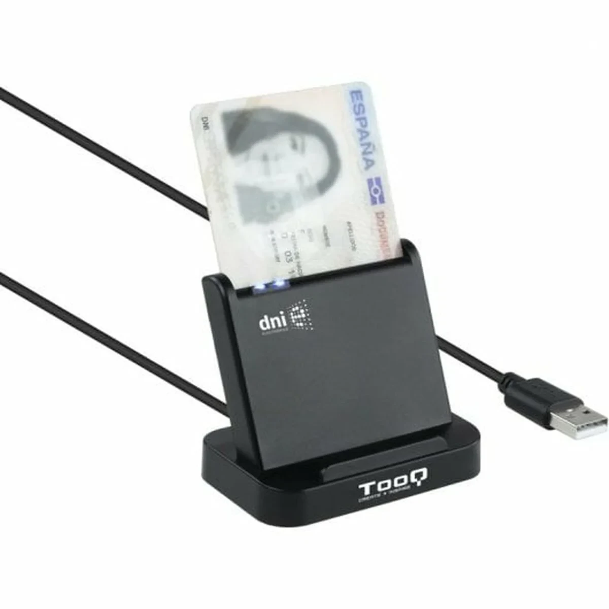 Lector de Tarjetas Inteligentes TooQ TQR-220B Negro