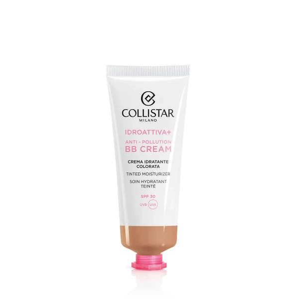 Crema Hidratante con Color Collistar Iddroattiva+ Nº 3 dark Spf 30 50 ml Antipolución