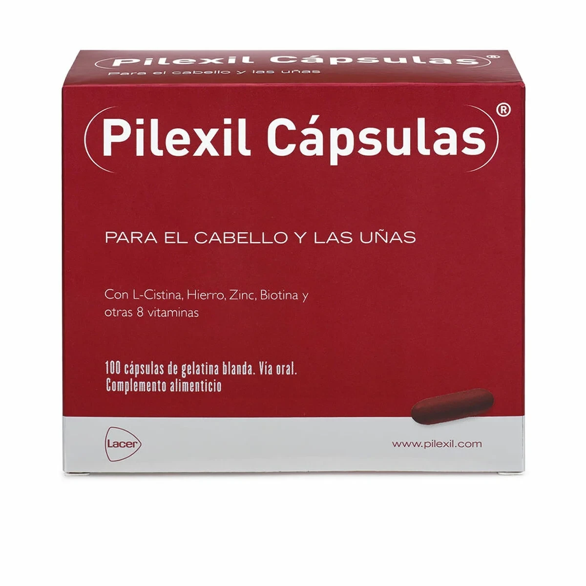 Complemento Alimenticio Pilexil   100 Unidades