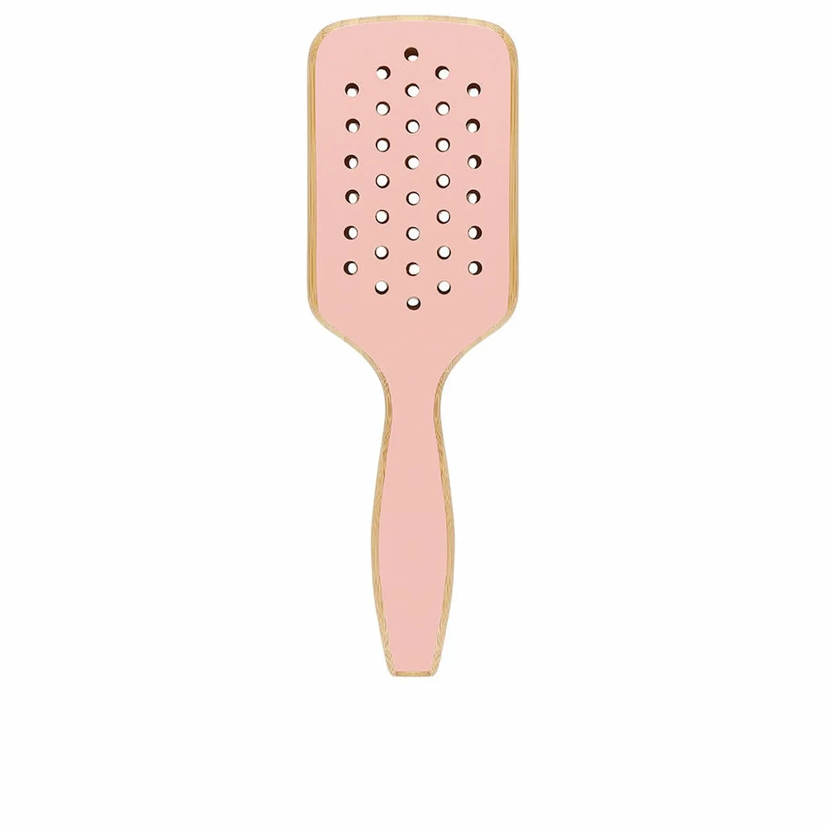 Cepillo Desenredante Ilū Bamboom Rosa Cuadrado