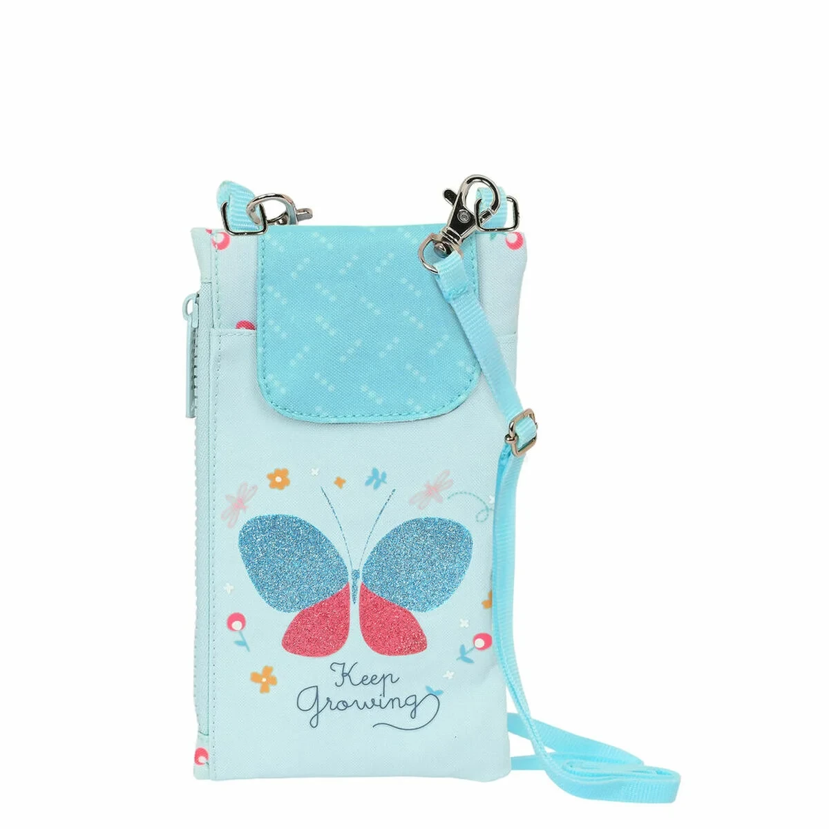 Monedero BlackFit8 Mariposa Azul Funda para Móvil