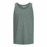 Camiseta de Tirantes Hombre Jack & Jones Jortampa Slub Verde