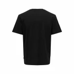 Camiseta de Manga Corta Hombre Only & Sons Onskolton Reg Beach Negro