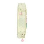 Estuche Escolar con Accesorios Glow Lab Magic flow Beige 12.5 x 19.5 x 4 cm (28 piezas)