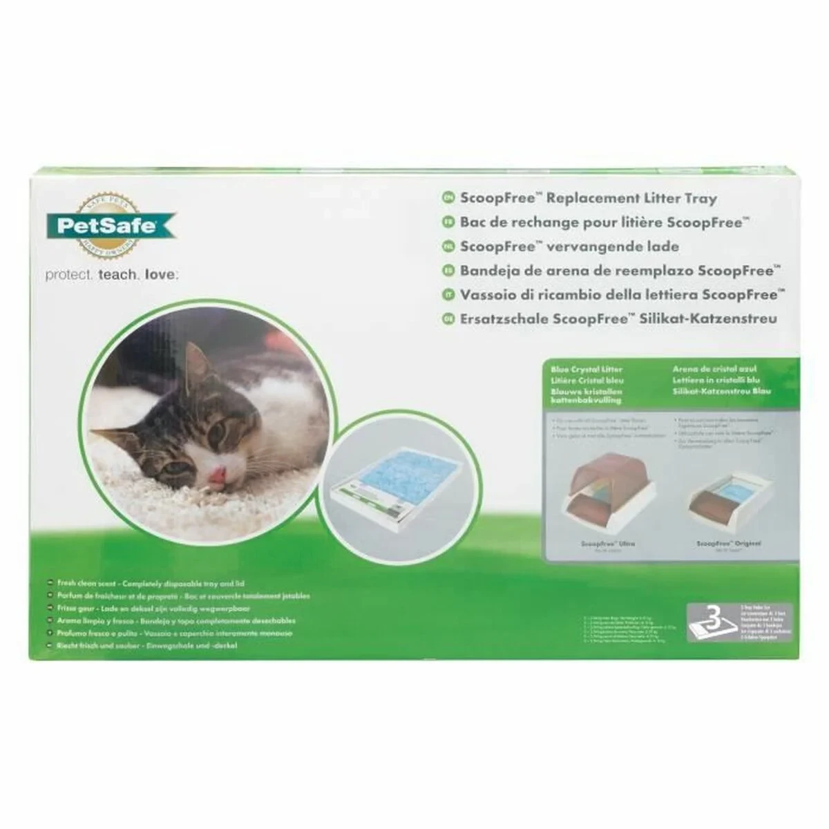 Arena para Gatos PetSafe Scoopfree Recambio 3 Unidades
