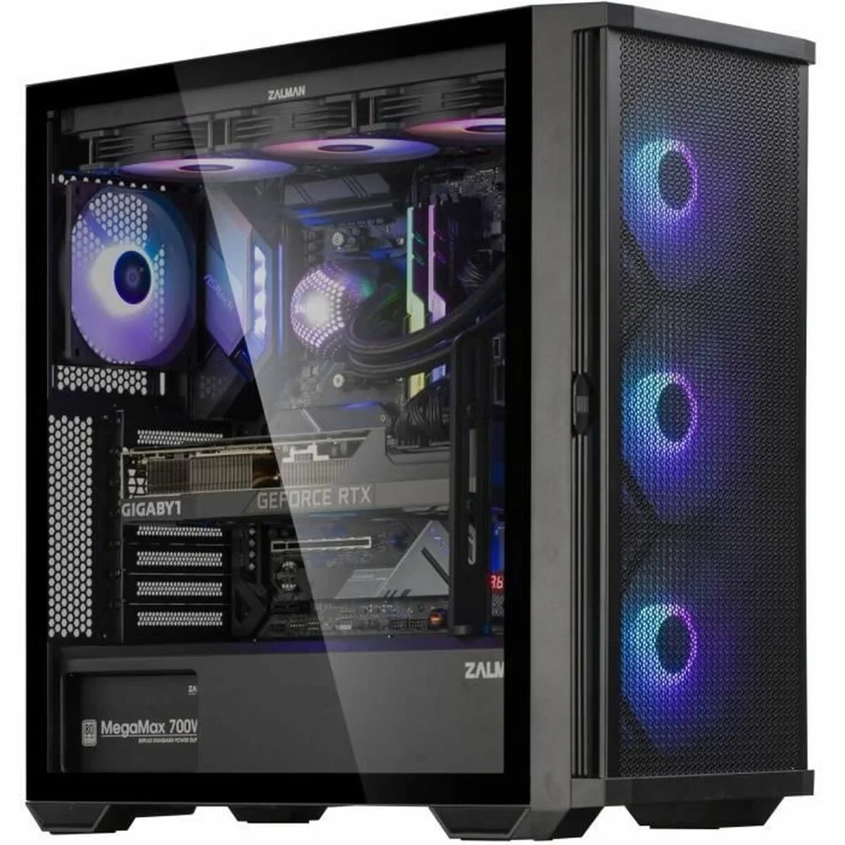 Caja Semitorre ATX Zalman Z10 PLUS Negro