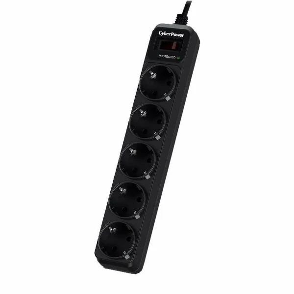Regleta Enchufes 5 Tomas con Interruptor Cyberpower B0520SC0-DE (1,8 m)