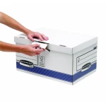 Caja de Archivo Fellowes Maxi Azul Blanco 31 x 39 x 56 cm 10 Unidades