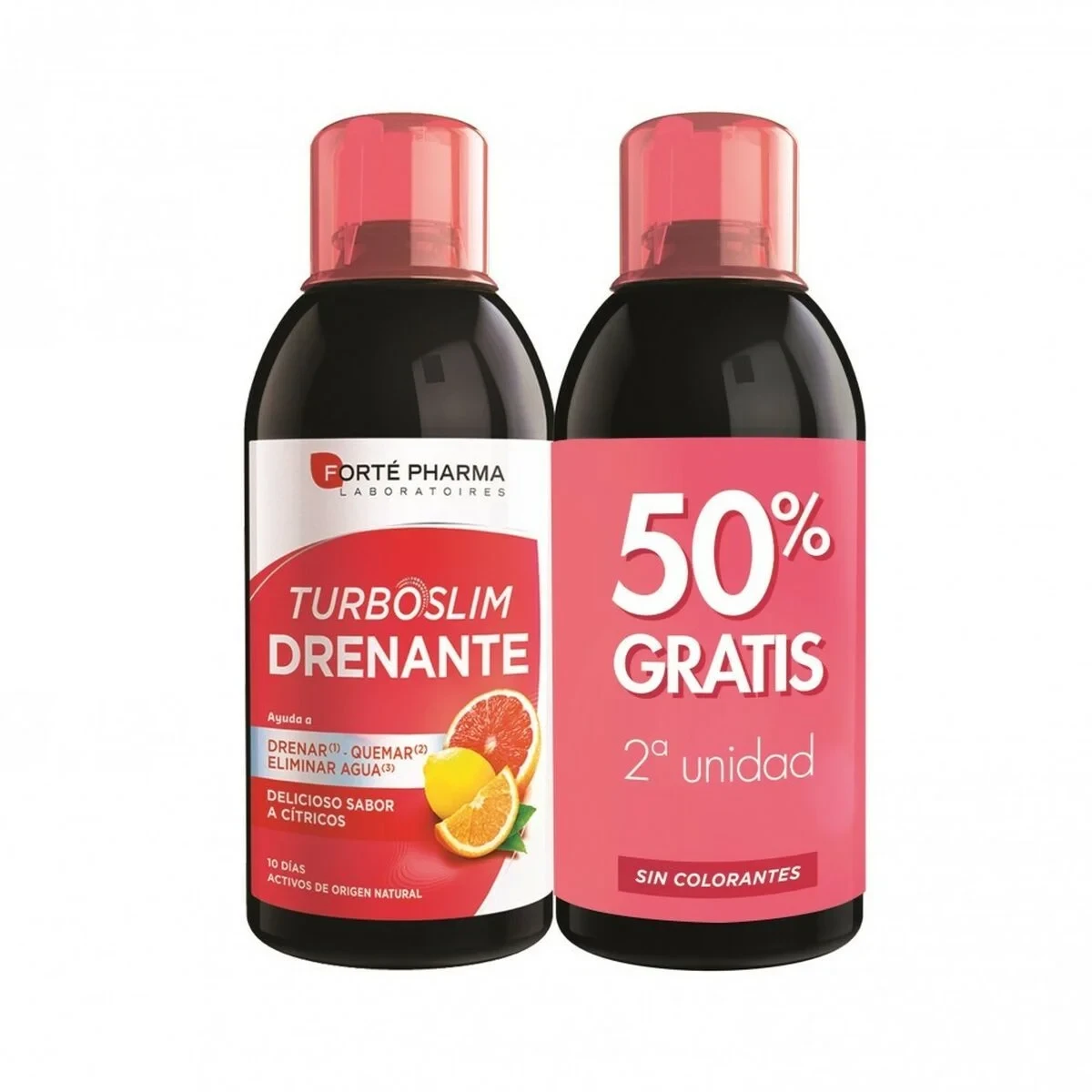 Complemento Alimenticio Forté Pharma Slim Drenante 500 ml Cítrico 2 Unidades