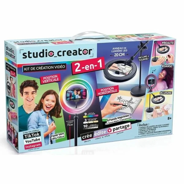 Set de Dibujo Canal Toys 2 in1 Video Studio (FR)