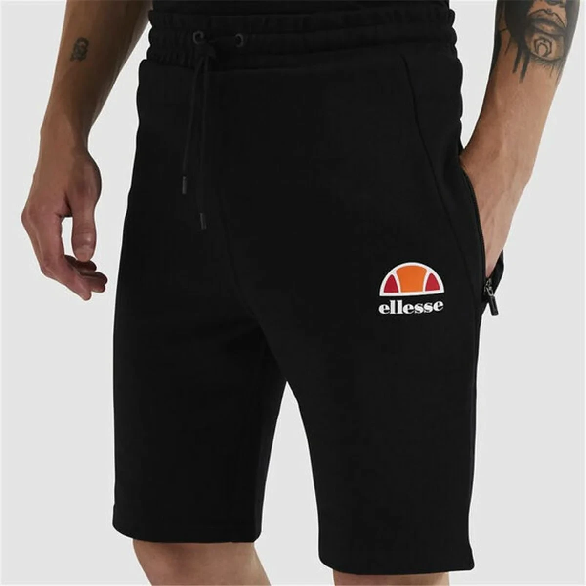 Pantalones Cortos Deportivos para Hombre Ellesse Kraviz  Negro