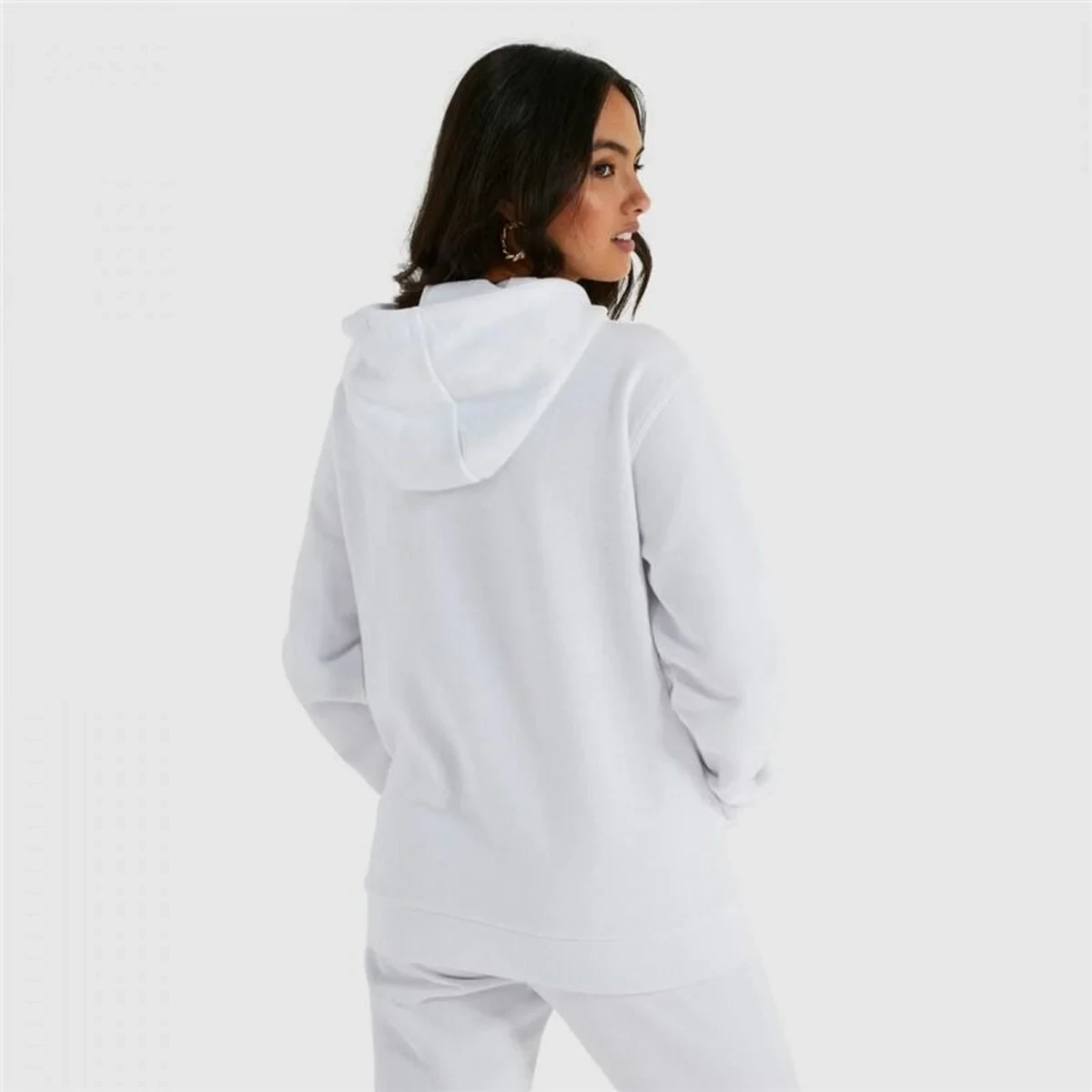 Sudadera con Capucha Mujer Ellesse Ascellare Blanco