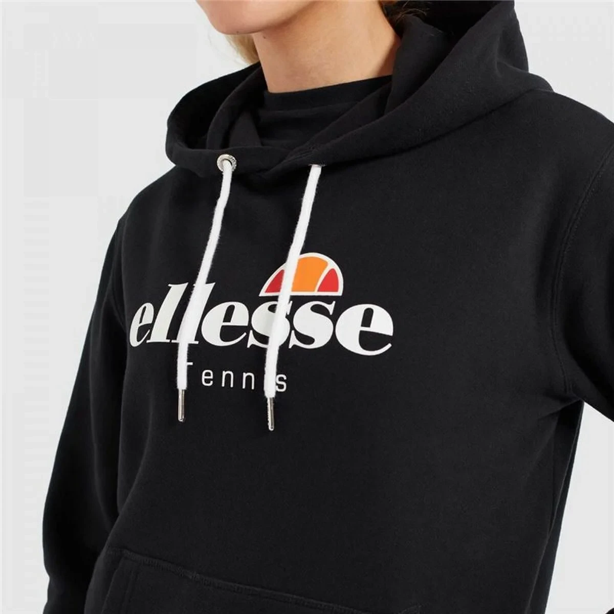 Sudadera con Capucha Mujer Ellesse Ascellare Negro
