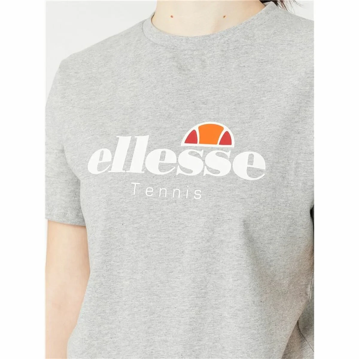Camiseta de Manga Corta Mujer Ellesse Colpo Gris