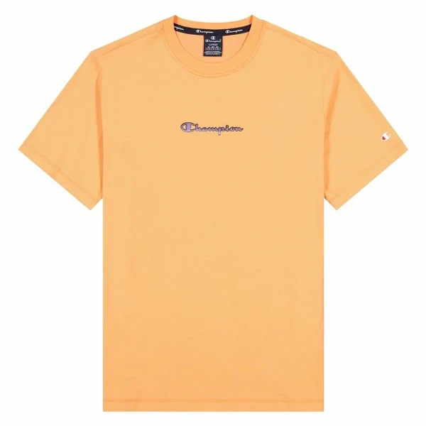 Camiseta de Manga Corta Champion Crewneck M Naranja
