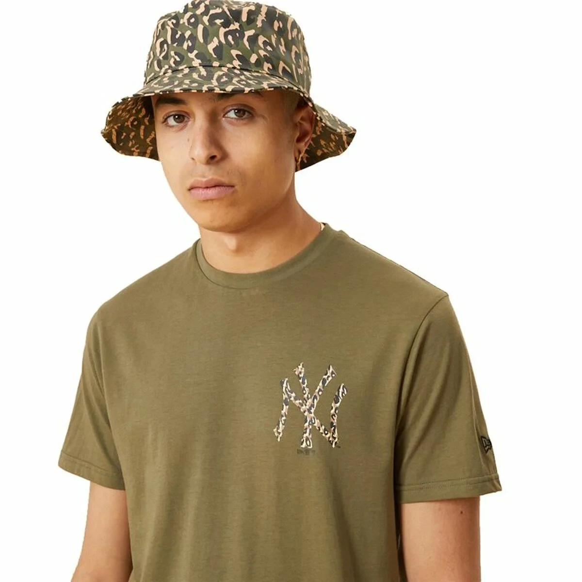 Camiseta de Manga Corta Hombre  New York Yankees New Era 12893123 Amarillo